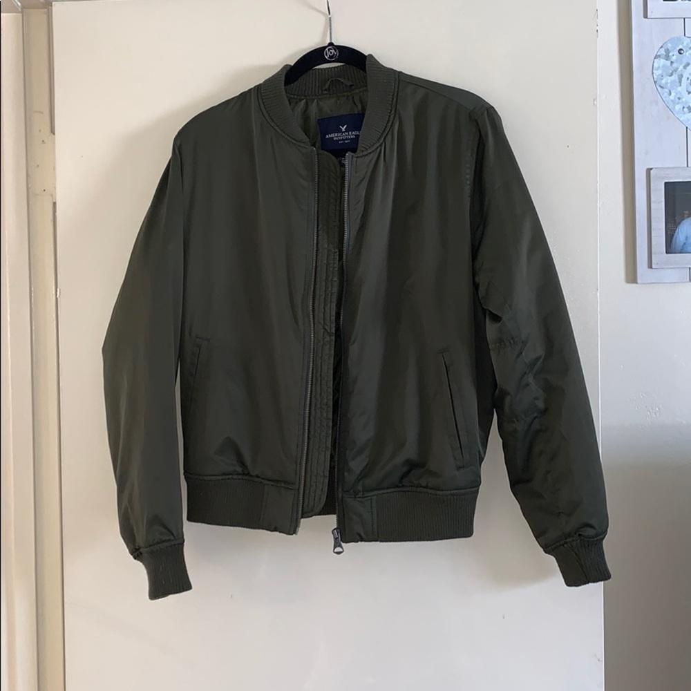 Green Bomber Jacket